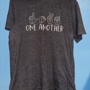 Love One Another Sign Language Top